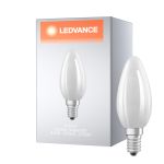 Ledvance Classic Superior LED Żarówka E14 świeca Włókno Matowy 4.2W 470lm - 927 Bardzo Ciepła Biel | Najlepsze renderowanie kolorów - Ściemnianie - Zamienne 40W