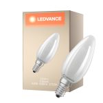 Ledvance LED Classic E14 Świeca Włókno Matowy 3.8W 806lm - 827 Bardzo Ciepła Biel | Zamienne 60W