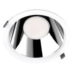 Ledvance LED Downlight Comfort UGR19 Aluminium 42W/36W/30W 5000lm/4200lm/3600lm 100D - 930-940 CCT | Aukko 250mm - IP44 - Najlepsze Renderowanie Kolorów