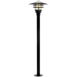 Nordlux Lønstrup 32 Lampa na postumencie Metal i Szkło Czarny | 320mm - IP44 - Nadaje Się Do E27