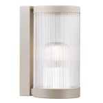 Nordlux Coupar Światło Ścienne Aluminium Sanded | IP54 - Nadaje Się Do E27