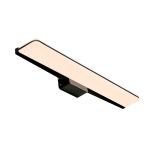 Nordlux Tinia 60 Światło Ścienne Metal Czarny - 24W 1800lm - 930-940 CCT | IP44 - Najlepsze Renderowanie Kolorów - 3-Stopniowy Ściemnianie