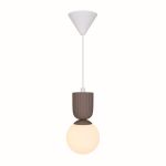 Nordlux Sadie Lampa Wisząca Composite Brązowy | Nadaje Się Do 1x E14