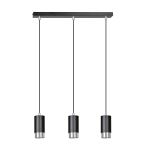 Emibig Lampa Wisząca Fumiko Stal Czarny | Nadaje Się Do 3x GU10 - Max 10W
