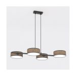 Emibig Lampa Wisząca Drumz Stal Brązowy | Nadaje Się Do 4x E14 - Max 10W