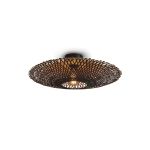 Good&Mojo Lampa sufitowa Kalimantan Bambus Czarny M| Nadaje Się Do 1x E27 