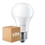 Opakowanie 10x Philips Corepro LED Żarówka E27 Gruszka Matowy 13W 1521lm - 840 Zimna Biel | Zamienne 100W