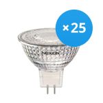 Opakowanie 25x Noxion LED Spot GU5.3 MR16 4.4W 345lm 12V 36D - 827 Bardzo Ciepła Biel | Ściemnianie - Zamienne 35W