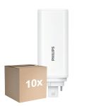 Opakowanie 10x Philips CorePro PL-T LED Żarówka HF 9W - 840 Zimna Biel | 4-Piny - Zamienne 26W