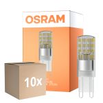 Opakowanie 10x Osram Parathom LED Pin G9 2.6W 320lm - 827 Bardzo Ciepła Biel | Zamienne 30W