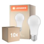 Opakowanie 10x Ledvance Classic LED E27 Gruszka Matowy 13W 1521lm - 840 Zimna Biel | Zamienne 100W