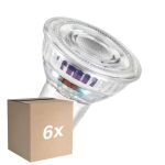 Opakowanie 6x Osram LED Spot GU10 PAR16 4.7W 850lm 100D - 827 Bardzo Ciepła Biel