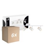 Opakowanie 6x D'Lite Lampa sufitowa Beitem Matowy Valkoinen FSC Drewno | Nadaje Się Do 4x GU10