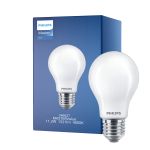Philips MASTERValue LED E27 Gruszka Matowy 11.2W 1521lm - 940 Zimna Biel | Najlepsze renderowanie kolorów - Ściemnianie - Zamienne 100W