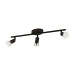 Eglo Lampa sufitowa Buzz-LED Stal Czarny 3x2.8W 3x250lm - 830 Ciepła Biel | IP20 - W Tym 3x GU10