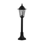 Eglo Lampa na postumencie Duanera Czarny | IP44 - Nadaje Się Do 1x E27