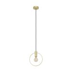 Eglo Lampa Wisząca Manizales Stal Złoty | IP20 - Nadaje Się Do 1x E27 