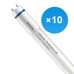 Opakowanie 10x Philips Rura LED T8 MASTER (EM/Mains) Ultra Output 14.7W 2500lm - 865 Światło dzienne | 120cm - Zamienne 36W