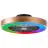 Brilliant Slimline Wentylator Sufitowy Plastikowy Metal Czarny Złoty 36W 4700lm - 830-865 CCT+RGB | 490mm - Zdalne Sterowanie Ściemnianie