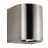 Nordlux Canto 2 Światło Ścienne Stal Nierdzewna Up & Down - 10.6W 500lm - 830 Ciepła Biel | IP44