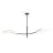Emibig Lampa sufitowa Lotus Stal Czarny | Nadaje Się Do 2x E14 - Max 10W