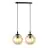 Emibig Lampa Wisząca Cosmo Stal Czarny | Nadaje Się Do 2x E14 - Max 10W