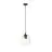 Emibig Lampa Wisząca Istar Stal Czarny | Nadaje Się Do 1x E27 - Max 10W