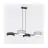 Emibig Lampa Wisząca Drumz Stal Czarny | Nadaje Się Do 4x E14 - Max 10W