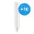 Opakowanie 10x Ledvance Dulux-D LED 9W - 830 Ciepła Biel | 2-Piny - Zamienne 26W