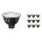 Opakowanie 10x Philips Master LED Spot GU5.3 MR16 6.7W 440lm 60D - 930 Ciepła Biel | Najlepsze renderowanie kolorów - Ściemnianie - Zamienne 35W