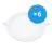 Opakowanie 6x Bright Choice LED Downlight UltraSlim 24W 1950lm 110D - 840 Zimna Biel | 295mm - Aukko 280mm