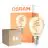 Opakowanie 6x Osram Vintage 1906 LED Classic Slim E14 Gruszka Włókno Złoty 4.9W 470lm - 922 Bardzo Ciepła Biel | Najlepsze Renderowanie Kolorów - Ściemnianie - Zamienne 40W