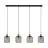 Eglo Lampa Wisząca Chisle Stal Czarny | IP20 - Nadaje Się Do 4x E27 