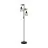 Eglo Lampa podłogowa Townshend 5 Stal Drewno Czarny | IP20 - Nadaje Się Do 2x E27 