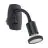 Eglo Światło Ścienne Parrini Lamp Z Wtyczka Czarny 4.5W 345lm - 830 Ciepła Biel | IP20 - W Tym 1x GU10