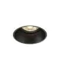 SLV Horn-T Spot Stal Czarny Okrągła | Aukko 180mm - Nadaje Się Do 1x GU10 (AR111) 