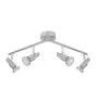 Ledvance LED Spot GU10 Aluminium 4x 3W - 827 Bardzo Ciepła Biel 