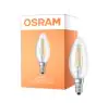 Osram Classic LED E14 świeca Włókno Przezroczysty 4W 470lm - Relax and Active - 827 Bardzo Ciepła Biel | Zamienne 40W