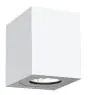 Nordlux Canto Kubi 2 Światło Ścienne Aluminium Valkoinen Up & Down - 10.6W 500lm - 830 Ciepła Biel | IP44