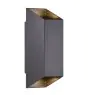 Nordlux Nico Światło Ścienne Aluminium Czarny Up & Down | IP54 - Nadaje Się Do 2x GU10