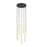 Emibig Lampa Wisząca Selter Stal Czarny | Nadaje Się Do 7x G9 - Max 8W