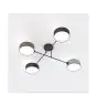 Emibig Lampa sufitowa Maga Stal Czarny | Nadaje Się Do 4x E14 - Max 10W