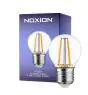 Noxion Lucent Lustre LED E27 Piłka Włókno Przezroczysty 2.5W 250lm - 827 Bardzo Ciepła Biel - Zamienne 25W