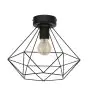 Eglo Lampa sufitowa Tarbes Stal Czarny | IP20 - Nadaje Się Do 1x E27 