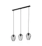 Eglo Lampa Wisząca Newtown Stal Czarny | IP20 - Nadaje Się Do 3x E27 