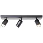 Brilliant Jello Lampa sufitowa Metal Matowa Czarny 13.5W 1035lm - 830 Ciepła Biel | W Tym 3x GU10
