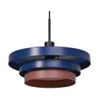 Ledvance LED Lampa Wisząca Decor Layers Lampa Wisząca Stal Niebieski | Nadaje Się Do 1x E27
