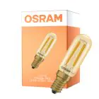 Osram Vintage 1906 LED Special Shapes E14 Tubular Bursztyn 4.8W 470lm - 822 Bardzo Ciepła Biel | Ściemnianie - Zamienne 40W