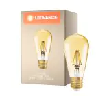 Ledvance Vintage 1906 LED E27 Gruszka Przezroczysty 6.5W 725lm - 824 Bardzo Ciepła Biel | Ściemnianie - Zamienne 55W