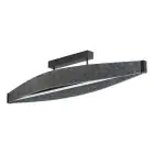 Ledvance Decor Flat Felt Lampa sufitowa Szary 23W 800lm - 830 Ciepła Biel